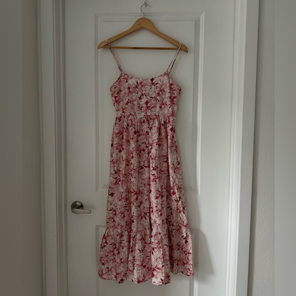 FLORAL MIDI DRESS - Picture 5 of 6